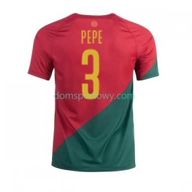 Koszulka Portugalia PEPE 3 Domowe Koszulki Piłkarskie World Cup 2022 Krótki Rękaw